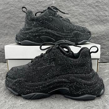 Balenciaga Triple S Black Rhinestones