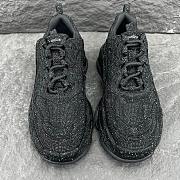 Balenciaga Triple S Black Rhinestones - 3