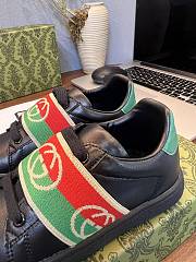 Gucci Ace Kids Sneaker With Interlocking G Web 'Black' 662212-D8050-1065 - 4