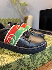 Gucci Ace Kids Sneaker With Interlocking G Web 'Black' 662212-D8050-1065 - 5
