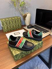 Gucci Ace Kids Sneaker With Interlocking G Web 'Black' 662212-D8050-1065 - 2
