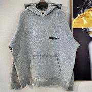 Fear of God Essentials SS22 Hoodie Dark Oatmeal - 1