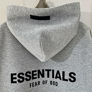 Fear of God Essentials SS22 Hoodie Dark Oatmeal - 3