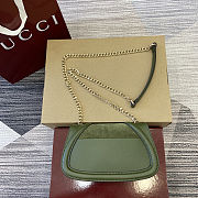 Gucci Blondie Handbag Dark green Suede Leather Size 21.5x11x8cm - 2