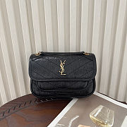 YSL Niki mini shoulder bag in Black Leather Size 18x12.5x5cm - 1
