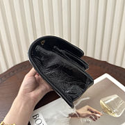 YSL Niki mini shoulder bag in Black Leather Size 18x12.5x5cm - 6