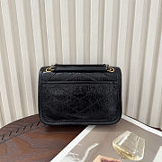 YSL Niki mini shoulder bag in Black Leather Size 18x12.5x5cm - 5