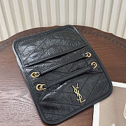 YSL Niki mini shoulder bag in Black Leather Size 18x12.5x5cm - 2