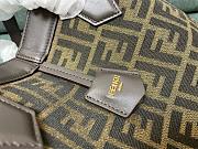 Fendi Origami Medium Fabric Brown Size 27x15x27cm - 4