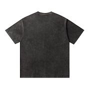 Maison Margiela 25ss Letter Print Logo T-Shirt Washed Black - 6