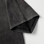 Maison Margiela 25ss Letter Print Logo T-Shirt Washed Black - 2