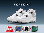 Air Jordan 4 Retro TD Cleat White Cement Men's HQ0207-106 - 1