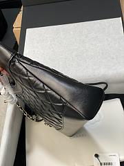 Chanel 31 Small Bag Calfskin Black Crossbody Bag Size 22×5.5×23cm - 3
