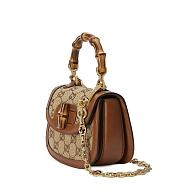 Gucci Bamboo 1947 Mini Top Handle Bag 'Beige' Size 17x12.5x8cm - 3