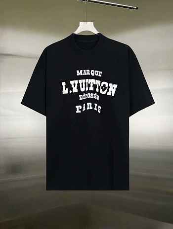 Louis Vuitton Varsity Logo T-Shirt Black