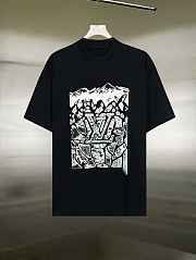 LOUIS VUITTON Short-Sleeve T-Shirt Black - 1