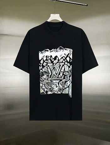 LOUIS VUITTON Short-Sleeve T-Shirt Black