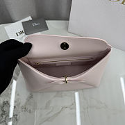 DIOR NEW COLLECTION - Medium Dior Cigale Bag Rose Soupir Shiny Supple Calfskin - 4