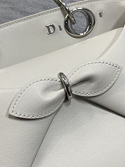 DIOR NEW COLLECTION - Medium Dior Cigale Bag Bleu Ciel Shiny Supple Calfskin - 5