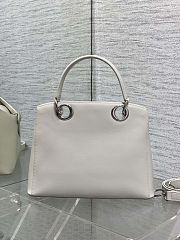 DIOR NEW COLLECTION - Medium Dior Cigale Bag Bleu Ciel Shiny Supple Calfskin - 4
