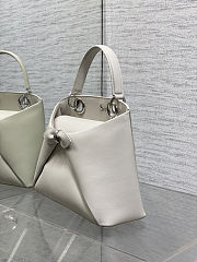 DIOR NEW COLLECTION - Medium Dior Cigale Bag Bleu Ciel Shiny Supple Calfskin - 2