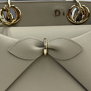 DIOR NEW COLLECTION - Medium Dior Cigale Bag Taupe Beige Shiny Supple Calfskin - 2