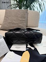 CHANEL 2025/2026 - Chanel Shopping Bag Shiny lambskin & gold-tone metal Black - 5