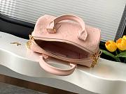 LV Speedy Bandoulière 20 Monogram Pink Opale M47136 Size 20.5 x 13.5 x 12cm - 5
