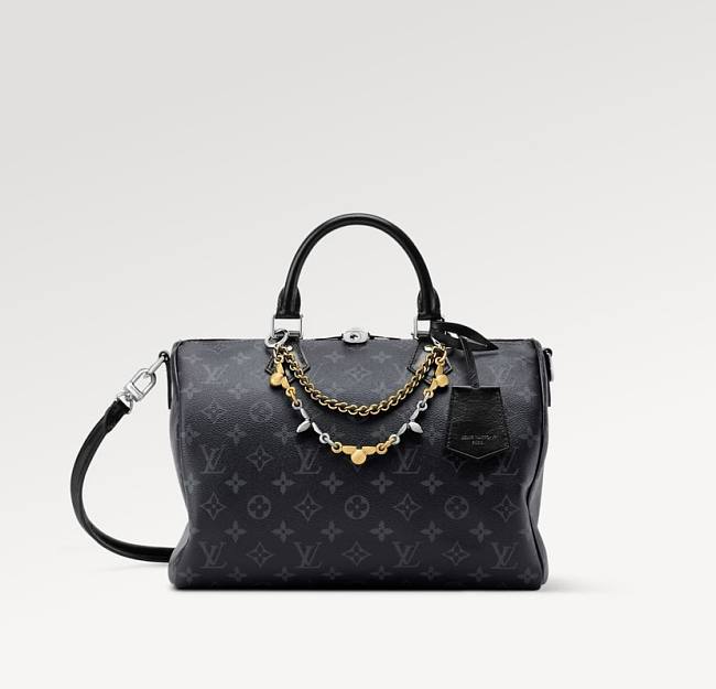 LV Speedy Monogram Eclipse Black M15102 size 21 x 17 x 30cm - 1