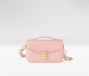 LV Pochette Métis East West M47045 Bag in Pink Size 21.5 x 13.5 x 6cm