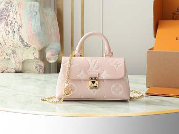 LV Nano Madeleine Bicolor Monogram Empreinte Leather M13796 Size  21 x 12.5 x 6 cm