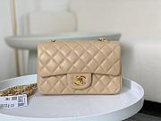 Chanel Classic Mini Flap in Light Beige - Gold Hardware Size 20cm - 1