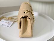 Chanel Classic Mini Flap in Light Beige - Gold Hardware Size 20cm - 4