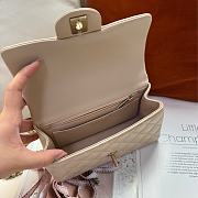Chanel Classic Handle light milk tea color Size 20cm - 4