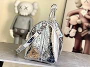 LV 2026 - Keepall Bandoulière 50 Bag Silver Monogram Mirror coated canvas M26766 - 4