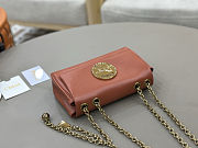 Chloé heritage chain leather small shoulder bag Terracotta Rose Size 21x13x5cm - 5