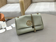 Chloé heritage chain leather small shoulder bag Sage Green Size 21x13x5cm - 6