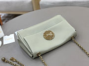 Chloé heritage chain leather small shoulder bag Sage Green Size 21x13x5cm - 4