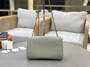 Chloé heritage chain leather small shoulder bag Sage Green Size 21x13x5cm - 3