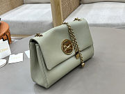 Chloé heritage chain leather small shoulder bag Sage Green Size 21x13x5cm - 2