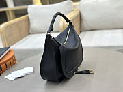 CHLOE Marcie Medium Bag Smooth black calf leather bag Size 37x25x9.5cm - 4