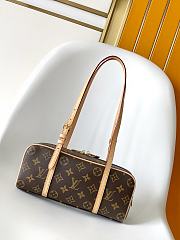 LV Hang On M47031 Women's Shoulder Bag in Brown Size 26×11.5×6.5 cm - 2