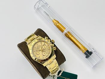 Rolex Cosmograph Daytona 40 Gold Champagne Dial