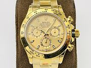 Rolex Cosmograph Daytona 40 Gold Champagne Dial - 2