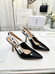 J'Adior Slingback Pump Black Patent Calfskin 6.5cm - 2