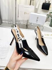 J'Adior Slingback Pump Black Patent Calfskin 6.5cm - 3