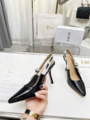 J'Adior Slingback Pump Black Patent Calfskin 6.5cm - 5