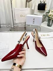 J'Adior Slingback Pump Ruby Red Calfskin 6.5cm - 4