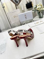 J'Adior Slingback Pump Ruby Red Calfskin 6.5cm - 3