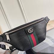 Gucci Ophidia Small Belt Bag, Leather in Black for Men Size 30x14x4.5cm - 4